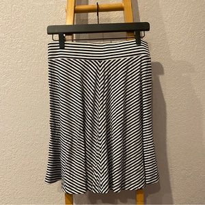 Jersey knit skirt